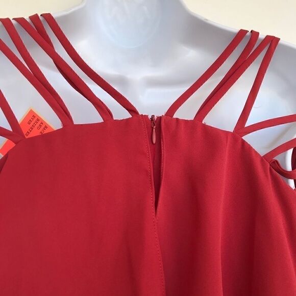 NWT Gianni Bini Marina Dress Spiced Red size S - Picture 4 of 11
